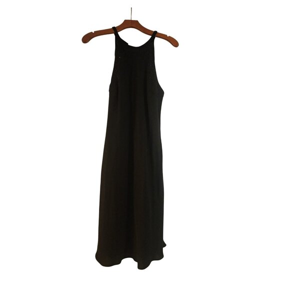 R&M Richards Black Evening Gown Sleeveless Maxi Dress For Women Size 14 - Picture 2 of 5